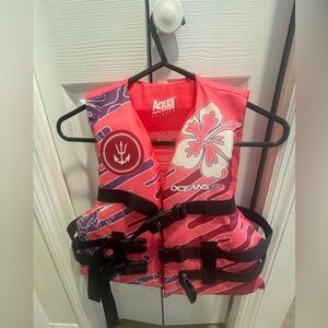 Girls life vest.